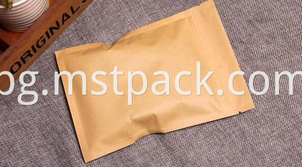 Zip lock flat bag